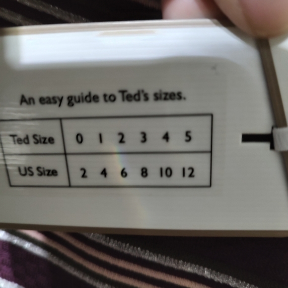 New Ted Baker striped knitted dress . - Picture 3 of 5